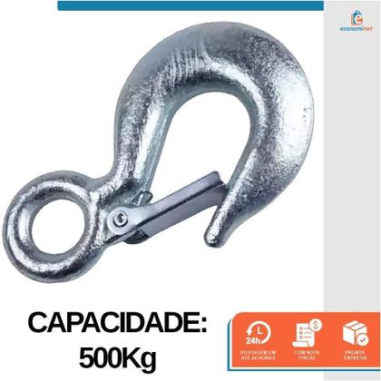 Imagem de Gancho Com Olhal Forjado Movimentação De Carga Starfer 500Kg