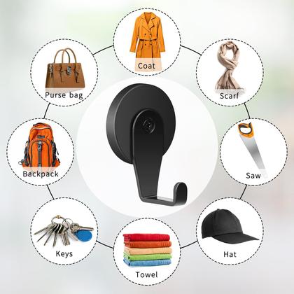 Imagem de Gancho de coroa magnético FYY, pacote com 4 unidades, pesado para geladeira