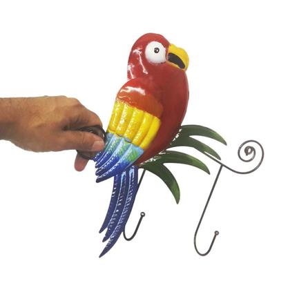 Imagem de Gancho de Ferro Duplo Para Chapeu Bolsa Bone Enfeite Arara Vermelha Pendura Kit Com 2 (pt-c-j)