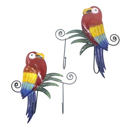 Imagem de Gancho de Ferro Duplo Para Chapeu Bolsa Bone Enfeite Arara Vermelha Pendura Kit Com 2 (pt-c-j)