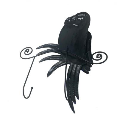 Imagem de Gancho de Ferro Duplo Para Chapeu Bolsa Bone Enfeite Arara Vermelha Pendura Kit Com 2 (pt-c-j)