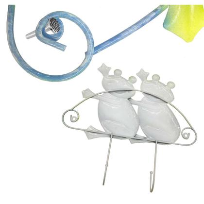 Imagem de Gancho de Ferro Duplo Para Chapeu Bolsa Bone Enfeite Sapinhos Infantil Pendura Kit Com 2 (pt-c-c)