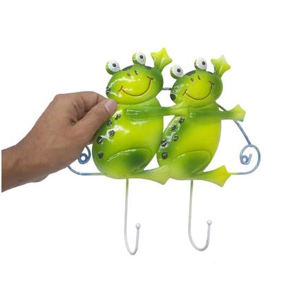 Imagem de Gancho de Ferro Duplo Para Chapeu Bolsa Bone Enfeite Sapinhos Infantil Pendura Kit Com 2 (pt-c-c)