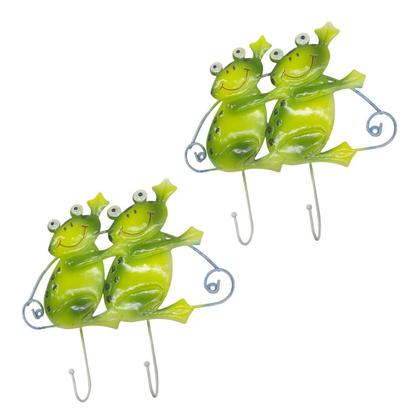 Imagem de Gancho de Ferro Duplo Para Chapeu Bolsa Bone Enfeite Sapinhos Infantil Pendura Kit Com 2 (pt-c-c)