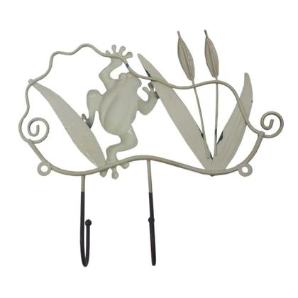 Imagem de Gancho de Ferro Enfeite Porta Chapeu Bolsa Bone Sapo Decoraçao Pendura Kit 2 Unidades
