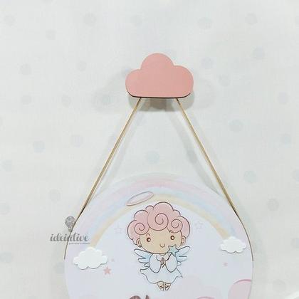 Imagem de Gancho de Parede Cabideiro Infantil Nuvem - Kit com 3 Penduradores Decorativos