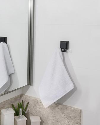 Imagem de Gancho duplo com ventosa - preto fosco