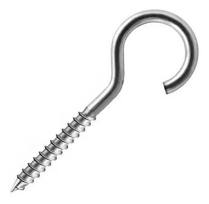 Imagem de gancho numero 08 com 10ganchos e 10 buchas  jomarca