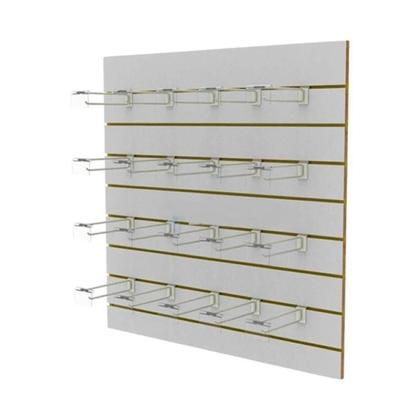 Imagem de Gancho Painel Canaletado Porta Etiqueta Branco 20cm MS 13549