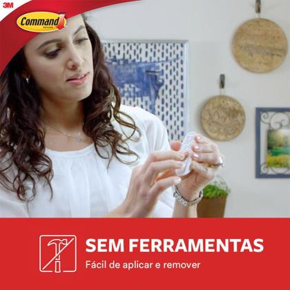 Imagem de Gancho Plástico Command Médio com 2 - BL com 02