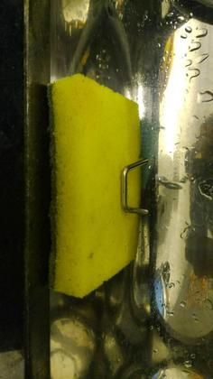 Imagem de Gancho porta esponja para pia de cozinha em Aço inoxidável Pronta Entrega Com Envio Imediato
