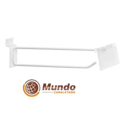 Imagem de Gancho porta preço 20cm + etiqueta pvc 55x45mm 50pcs