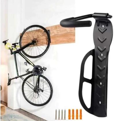 Imagem de GANCHO Suporte De Parede AÇO Carbono Vertical Para Pendurar Bicicleta