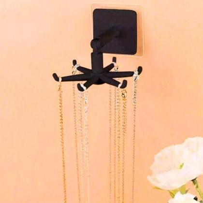 Imagem de gancho suporte multi utilidades para casa cozinha utensilios rotativo articulado encaixe facil