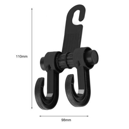 Imagem de Gancho Suporte Sacola Veicular Universal Preto Banco Bolsa