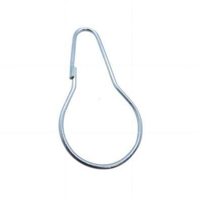 Imagem de Gancho Tipo Pera P/cortina Grande 35mm Pacote Com 100 Unid