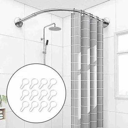 Imagem de Gancho Tipo Pera P/cortina Grande 35mm Pacote Com 100 Unid