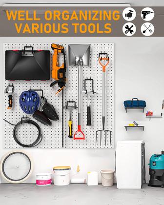 Imagem de Ganchos Pegboard (INCLY Heavy Duty, pacote com 36) para ferramentas elétricas