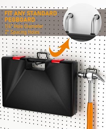 Imagem de Ganchos Pegboard (INCLY Heavy Duty, pacote com 36) para ferramentas elétricas