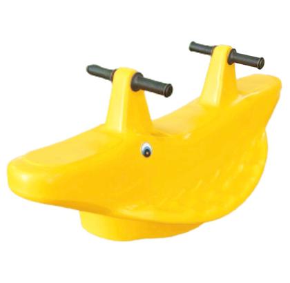 Imagem de Gangorra Dupla Jacaré Amarelo  BB Bolinhas