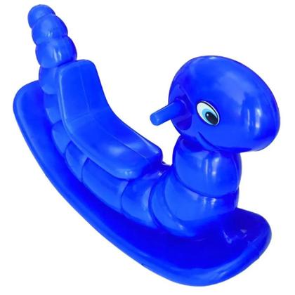 Imagem de Gangorra Minhoca Nhoca Brinquedo para Bebê Criança Azul