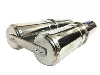 Imagem de Ganzá de alumínio duplo 275 com 275 mm torelli tg560