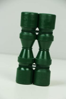 Imagem de Ganzá Shaker Jhamma Duplo Som Médio Percussão Chocalho