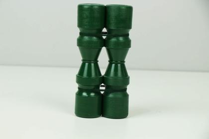 Imagem de Ganzá Shaker Jhamma Duplo Som Médio Percussão Chocalho