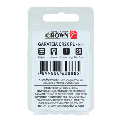 Imagem de Garatéia CR2X Black PL Nº4 c/ 10 Un - Crown