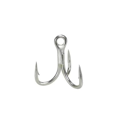 Imagem de Garateia Pesca Lori Blister Treble Hooks Prata N8 C/6
