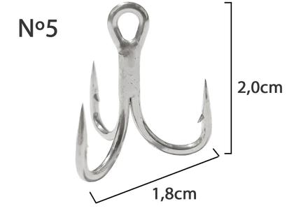 Imagem de Garateia Treble Hooks 4X Lori Nº 5 - 10 Peças
