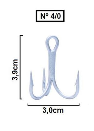 Imagem de Garateia VMC Saltwater 3X Strong 9626PS Nº4/0 - 10 Unidades
