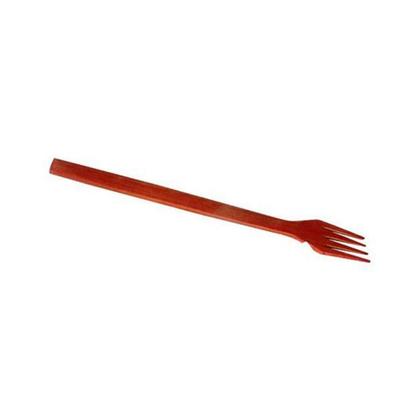Imagem de Garfo de Pau Madeira Modelo Salada 38 Cm Marrom