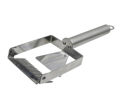 Imagem de Garfo Desoperculador Invertido Inox Apicultura Abelha Favo