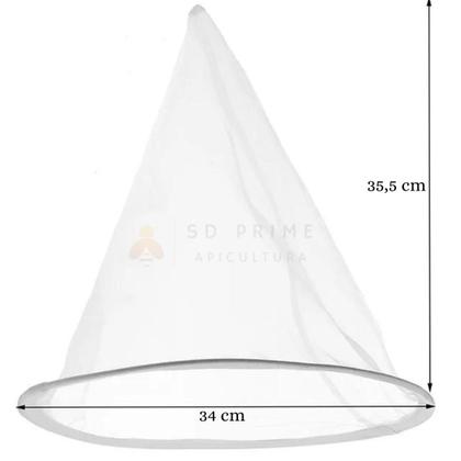 Imagem de Garfo Desoperculador Mais Filtro Coador De Nylon Apicultura