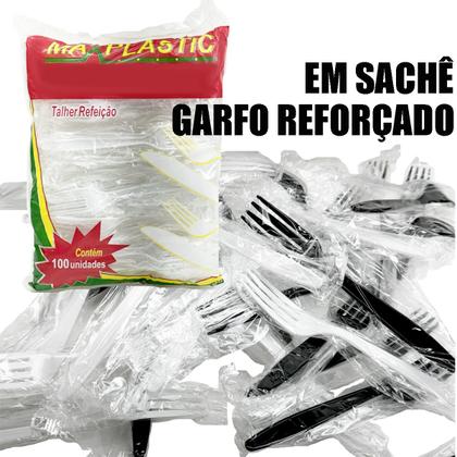 Imagem de Garfo em sache, 100 unid super reforçada, 16cm