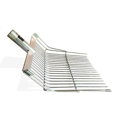 Imagem de Garfo forcado grande em aço galvanizado 20 dentes com cabo