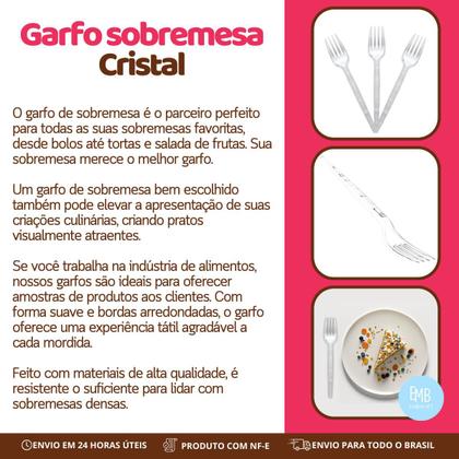 Imagem de Garfo Super Resistente Prafesta Transparente Com 1000 Unidades