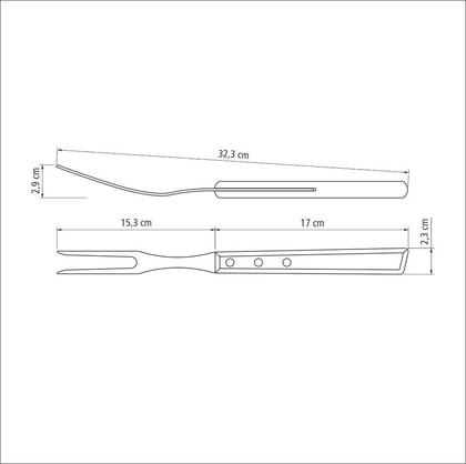 Imagem de Garfo Trinchante Assados 32cm Tramontina 22231/000