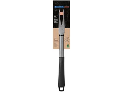 Imagem de Garfo Trinchante Churrasco Black em Aço Inox e Cabo de Polipropileno Preto Tramontina 26591100