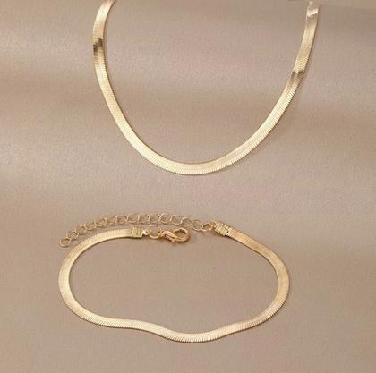 Imagem de Gargantilha Colar Choker Feminino Fita Laminada Dourado Folheado