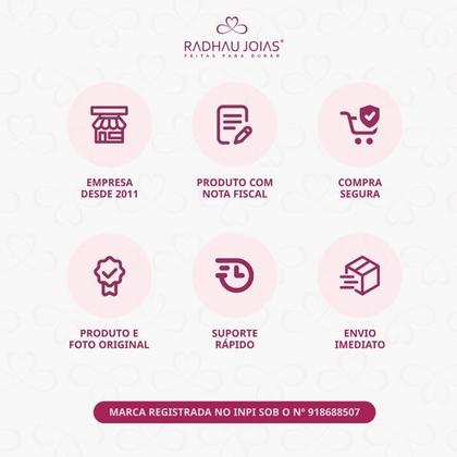 Imagem de Gargantilha Love Com Pedras De Zircônias E Nó Na Corrente