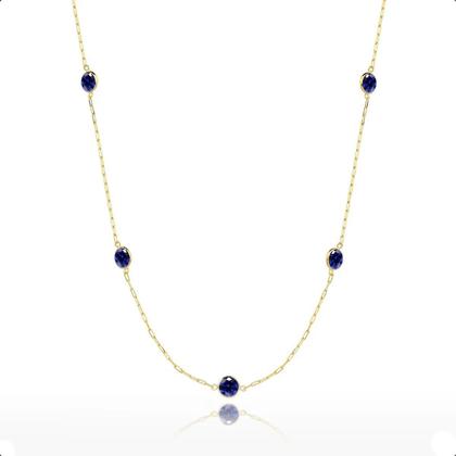 Imagem de Gargantilha Ouro 18k Com Zircônias 5mm 