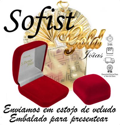 Imagem de Gargantilha Ouro 18k Com Zircônias 5mm 