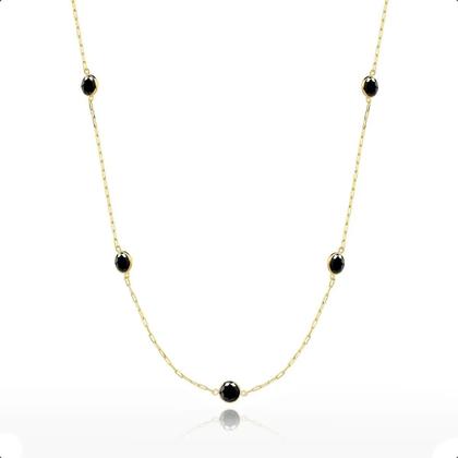 Imagem de Gargantilha Ouro 18k Com Zircônias 5mm 