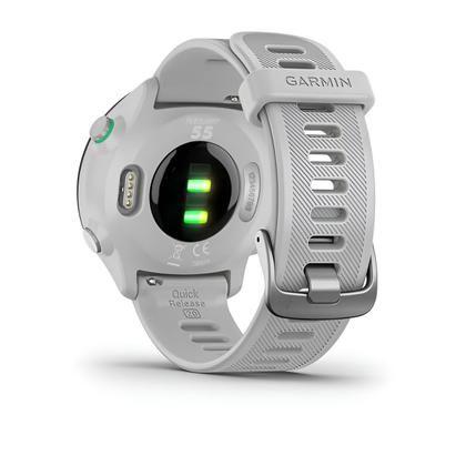 Imagem de Garmin55 White Relógio GPS Corrida Monitor Cardíaco