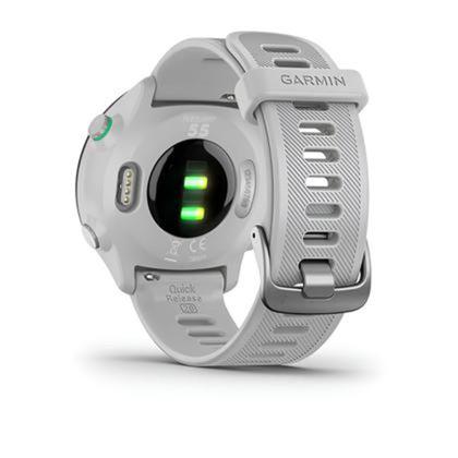 Imagem de GarminForerunner 55 Branco - Relógio com GPS, Bateria 14 Dias - Original