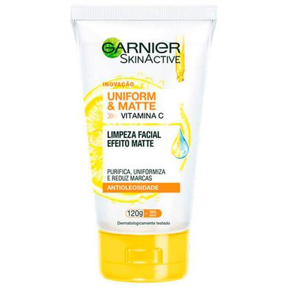 Imagem de Garnier Skin Uniform & Matte Vitamina C Kit  Sérum Facial + Gel de Limpeza + Protetor Solar FPS50 cor Média