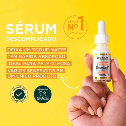 Imagem de Garnier Skin Vitamina C kit - Hidratante Facial Antimanchas + Sérum + Gel de Limpeza Facial
