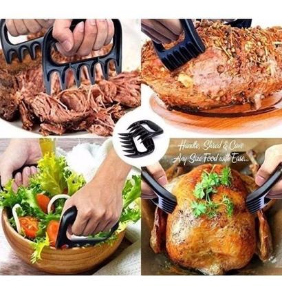 Imagem de Garra de Urso Para Churrasco Desfiador Garfo 2 Peças